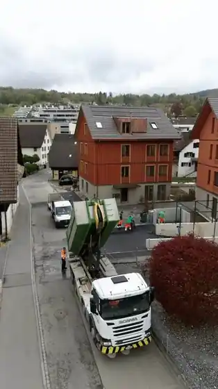Drohnenaufnahme STRAGA Strassenbau